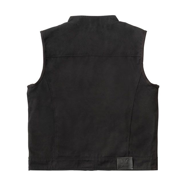 WCC X 13 1/2 DOMINATOR BLACK CANVAS RIDING VEST