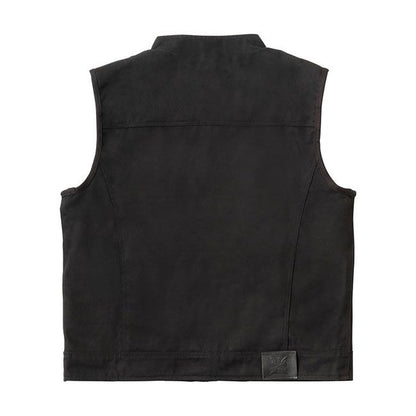 WCC X 13 1/2 DOMINATOR BLACK CANVAS RIDING VEST