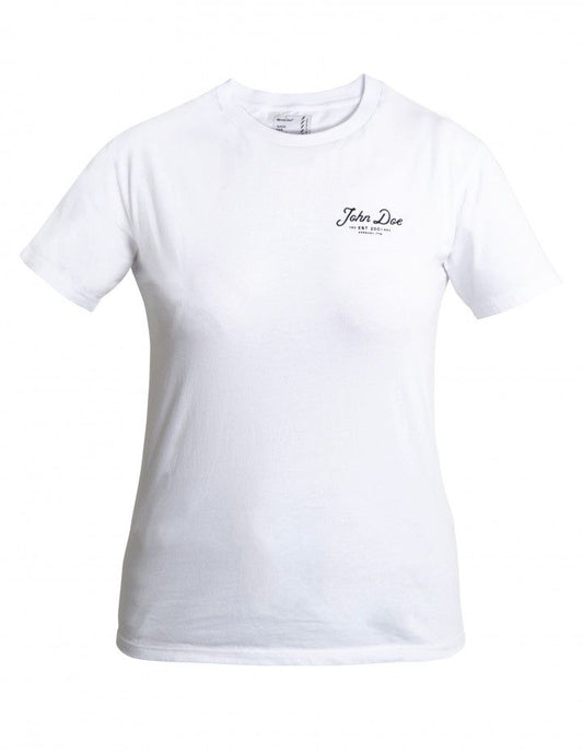 JOHN DOE T-Shirt JD LETTERING WEISS
