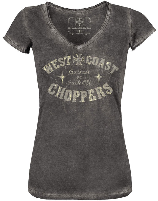 Women's T-Shirt WCC GO FAST V NECK