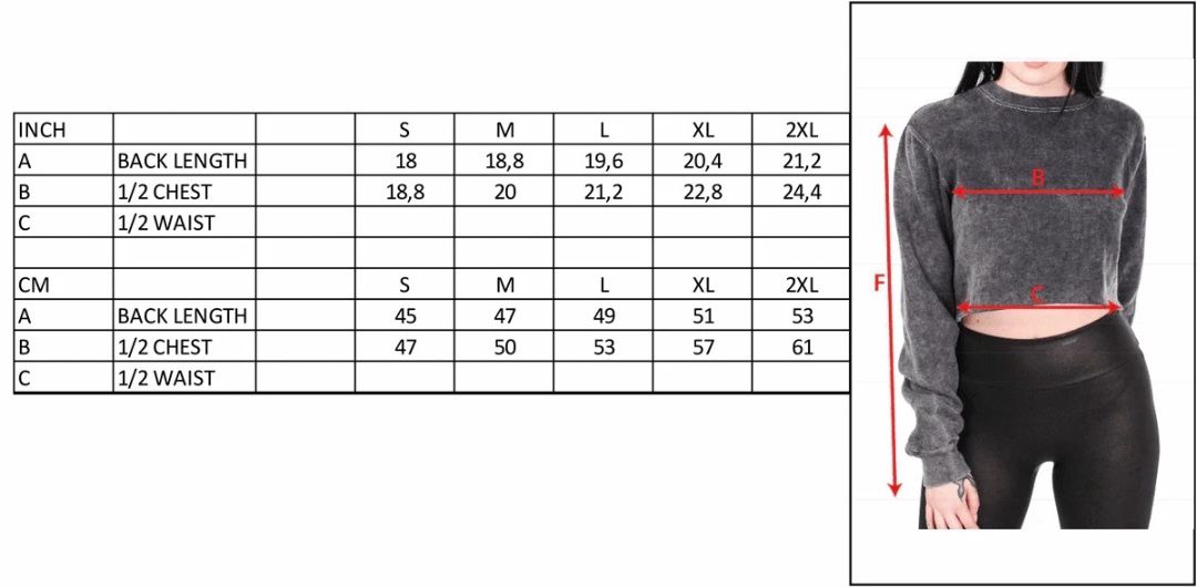 Felpa Donna WCC OG CROP SWEAT