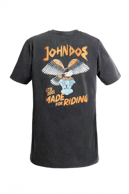 JOHN DOE T-Shirt EAGLE FADE OUT SCHWARZ
