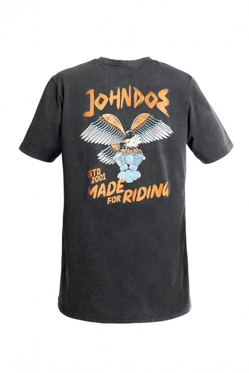 JOHN DOE T-Shirt EAGLE FADE OUT SCHWARZ