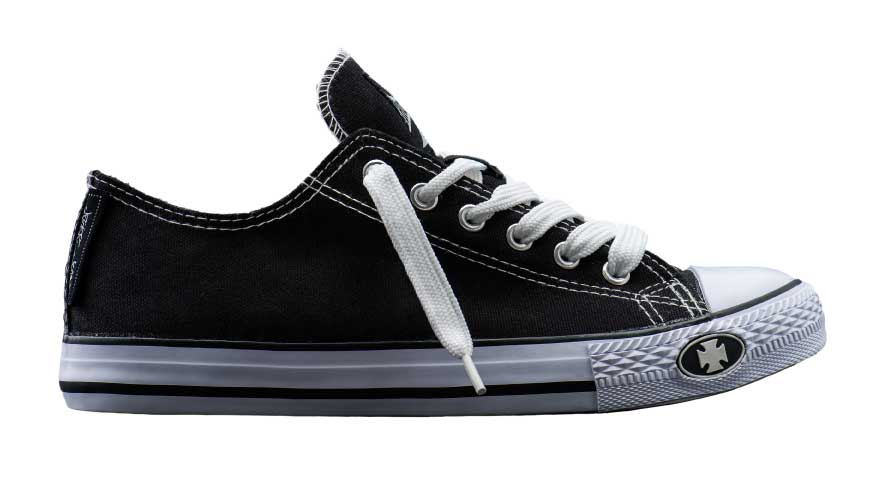 West Coast Choppers WCC Low-Top Warrior Schuhe • Schwarz