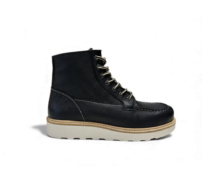 WCC Rigid Leather Boots – Tumble Black